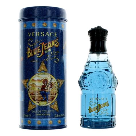 Versace Men's Blue Jeans EDT Spray 2.5 oz (Tester  